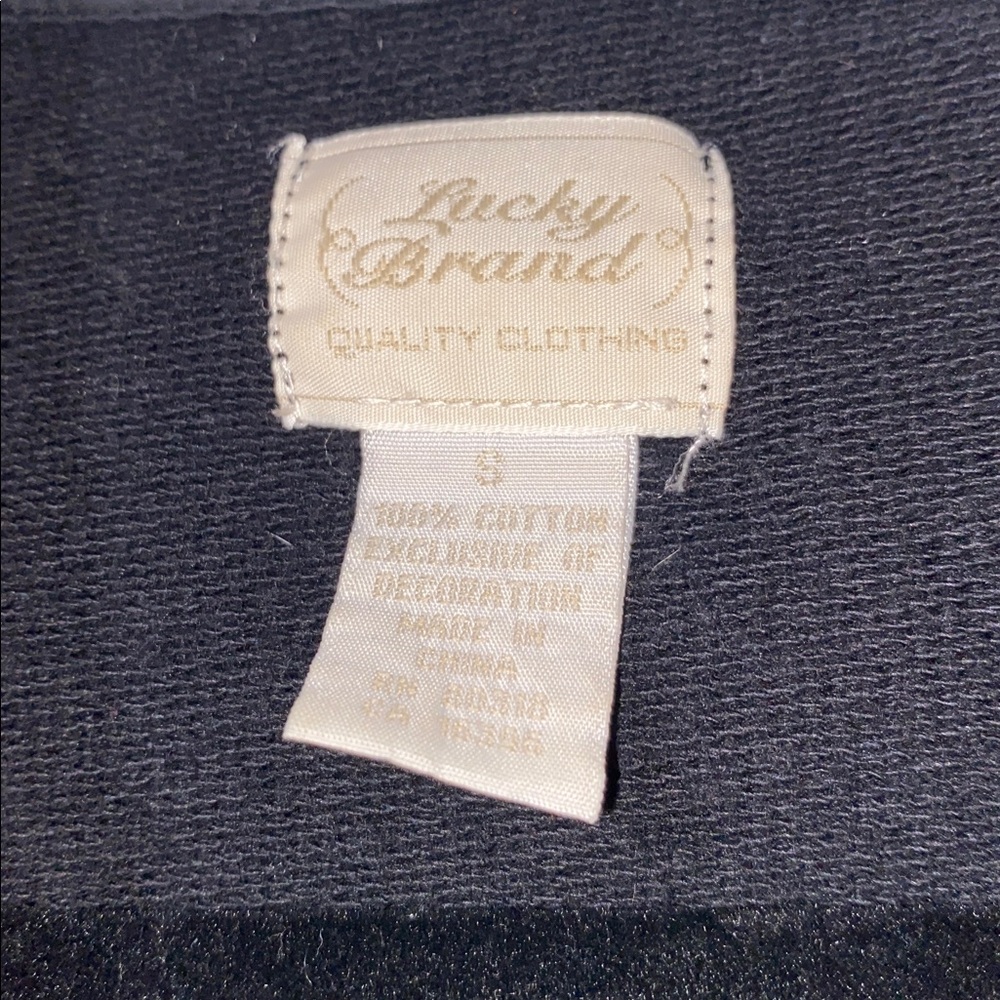 Lucky Brand Knit Wear Zip Up Hoodie - Picture 4 of 4